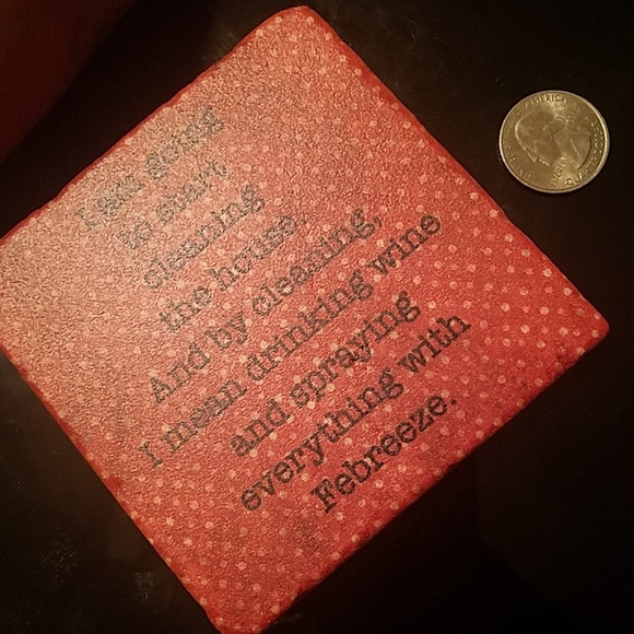 Decorative Ceramic Coaster - Picture 5 of 5